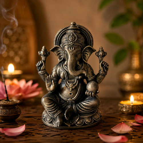 Statue ganesh - 14, cm