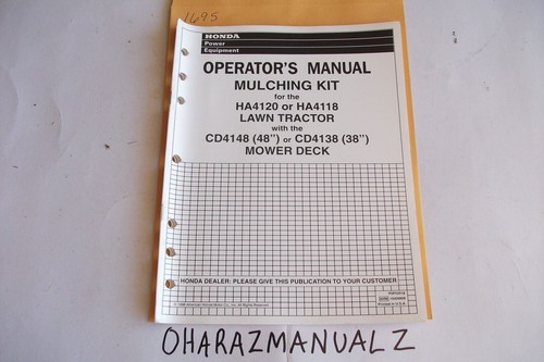Honda mulching kit for ha4210 - honda,