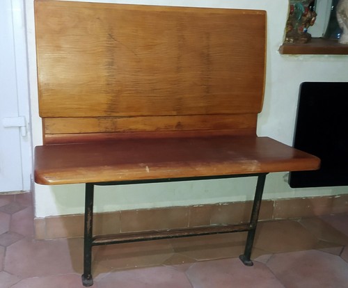 Rare banquette banc train - rare,