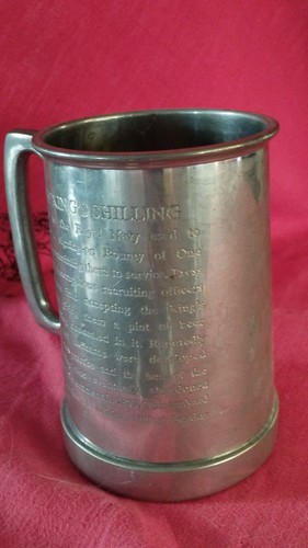 Mug anglais argenté