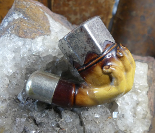 Pipe terre cuite vernissee - ,
