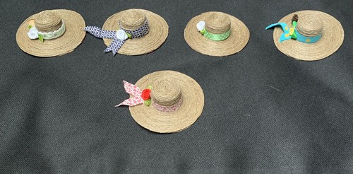 Chapeau paille miniature - chapeau,