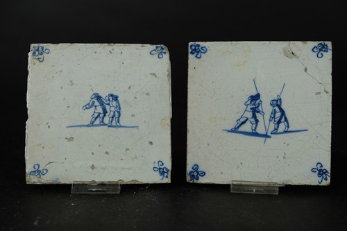 Anciens carreaux hollandais - 2,