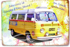 PLAQUE METAL Tôlée VINTAGE