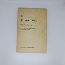 La salamandre, Chantal D'Espouy, EO dédicacée, Editions saint germain des prés