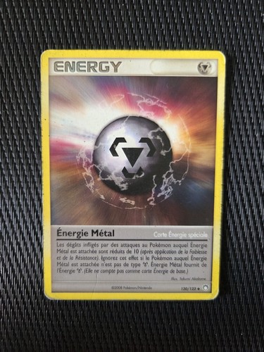 Carte pokémon énergie - pokémon, métal
