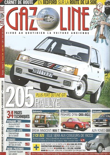 Gazoline 180 205 - n°180, rallye