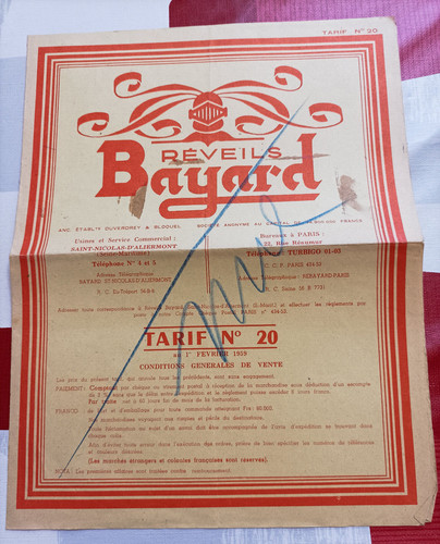 Ancien documents reveils - documents,