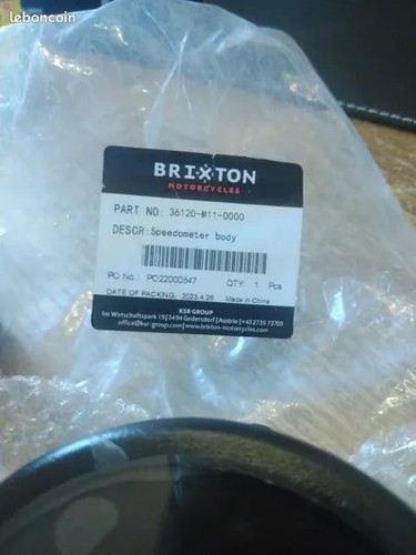 Compteur brixton motorcycle - compteur,