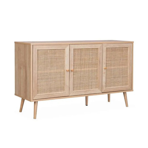 Buffet rangement cannage 120cm