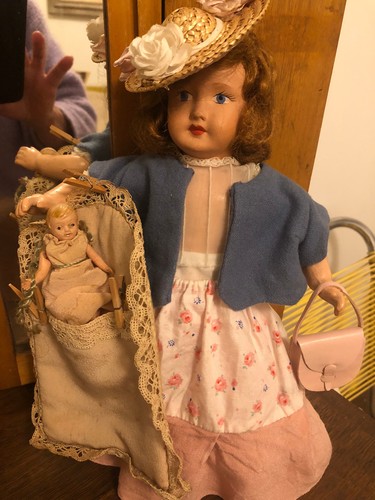 Poupée ancienne taille - poupée,