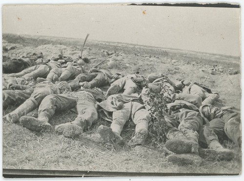 Soldats fauchés par les