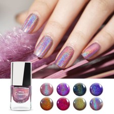 Vernis À Ongles Pailleté 7 Ml Effet Laser Nail Art Holographique Us Chameleo /