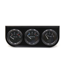 3 en 1 52mm Température pression huile Manomètre Kit Triple Mètre Pointeur Jauge