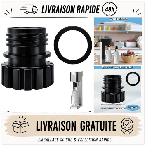 Adaptateur bouteille verre