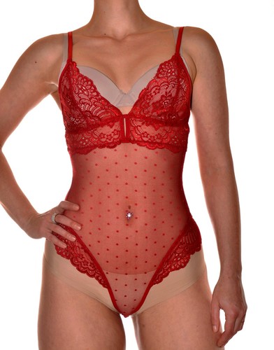 Body rouge lingerie - lingerie, taille