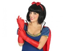 GANTS Longs Rouge 40cm Déguisement Femme Charleston Star Mariage NEUF Pas cher