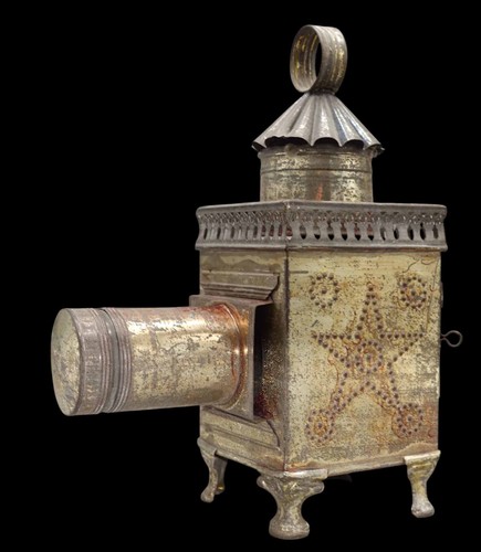 Lanterne magique carrée - , 1860