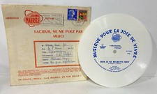 Antique 45t Soft Vinyl Record Coffee Mauritius No I Ne Regrette Nothing 1961