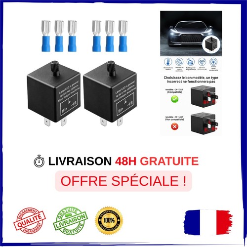 Relais clignotant led 12v - clignotant,