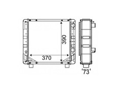 RADIATEUR MOTEUR POUR GOLDONI