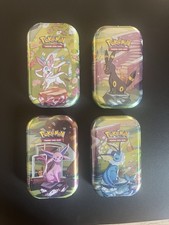 Lot 4 Mini Tin Pokémon EV8.5