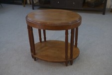1930s Art Deco Solid Oak Oval Table