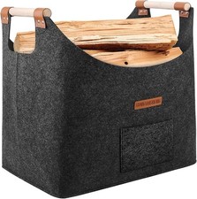 Panier bois cheminée XL