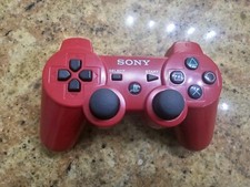 Sony Playstation 3 PS3 DualShock 3 Controller Red Genuine OEM CECHZC2U