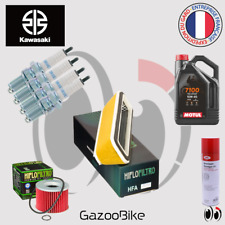 Kit Entretien Filtres Bougie KAWASAKI ZL 900 Eliminator 1985-86 Huile MOTUL 7100