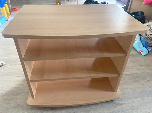 Meuble bois clair avec - tv, en