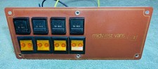 1989 Chevy G20 Midwest Vans Conversion Van Custom 4 Lighted Switch Control Panel
