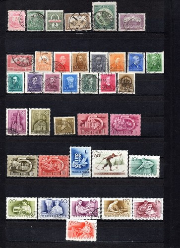 Lot timbres hongrie 1874 à - lot,