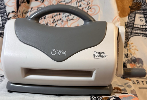 Sizzix texture boutique - sizzix, manual