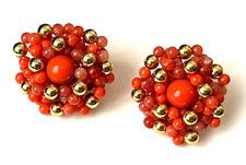 Boucle d'oreille clips Vintage