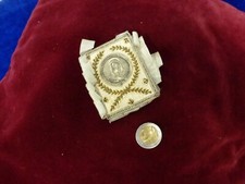 rare scapulaire XIXème,tissu