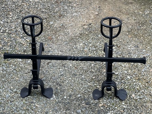 Paire landiers chenets - paire, de