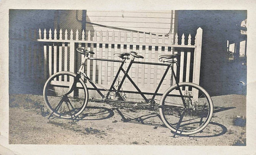 Vélo tandem précoce - vélo,