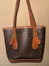 AUTHENTIC Celine SAC SEAU leather handbag Small