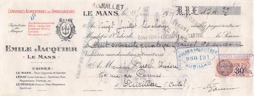 Mans conserves jacquier - 72, le