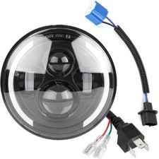 Phare rond 150W 7 pouces 6000K LED Halo Light pour moto