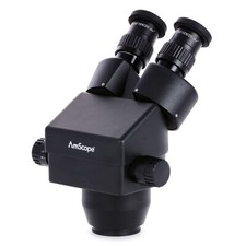 AmScope 7X-45X Jumelles Zoom Puissance Stéréo Microscope Tête Widefield Vue Noir