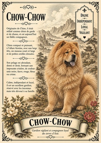 Affiche chow - affiche,