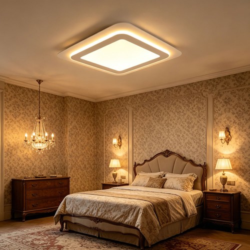 Plafonnier led 40cm ensemble - plafonnier,