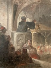 Peinture Messe Eglise Huile