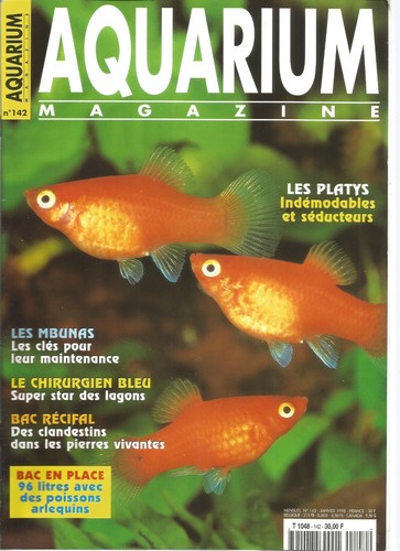 Aquarium magazine 142 - magazine, n°142