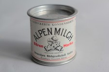 Alpen Milch Sample Lithographed Sheet Metal Milk Powder Box (73871)