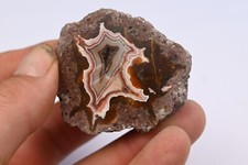 Lithophyse Agate nowy koscioł pologne 87g poli Minéraux