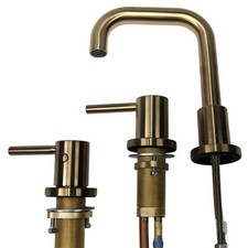 Signature Hardware 483894 Lexia 1.2 GPM Widespread Bath Faucet-Brushed Gold READ