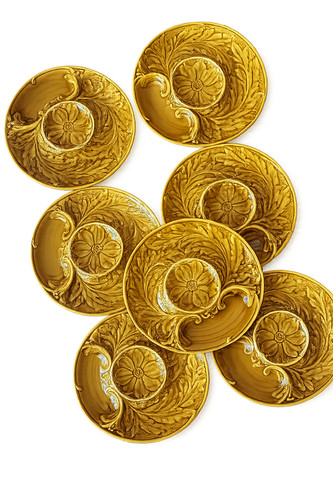 Lot assiettes à - assiettes,